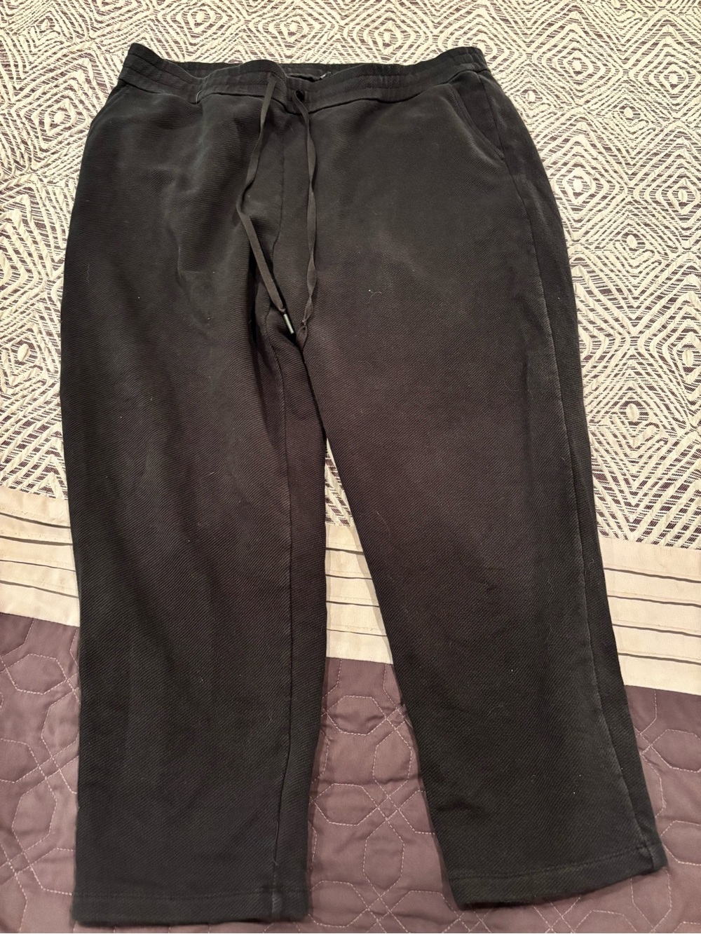 Eileen Fisher Black Drawstring Joggers